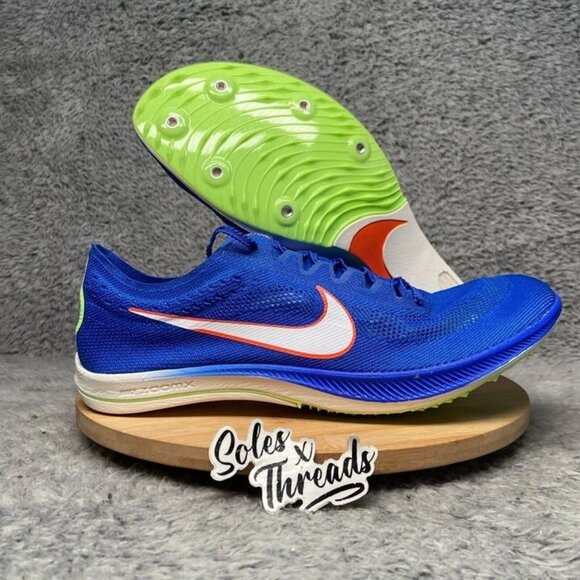Nike ZoomX Dragonfly Track Field Spikes Sizes Men Racer Blue Lime CV0400-400 - Picture 1 of 6
